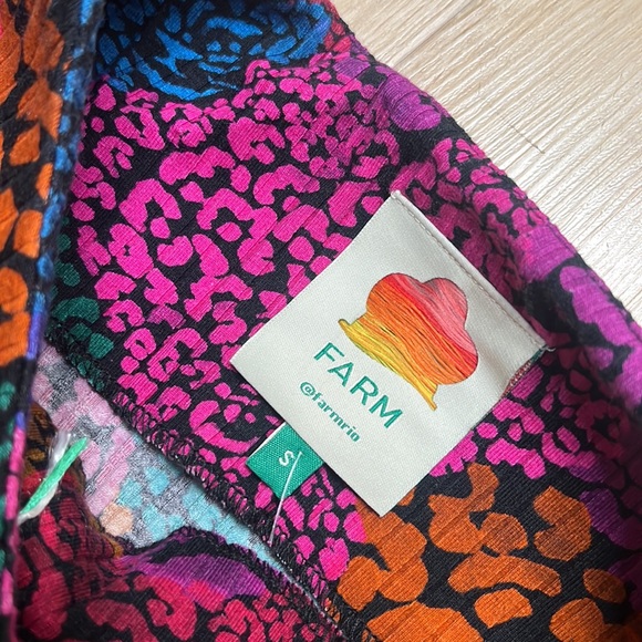 NEW! FARM RIO Rainbow Mix Jersey Dress, SIZE SMALL 0834 - Picture 6 of 8